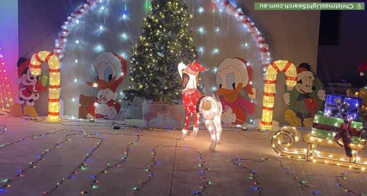 Christmas Light display at 207 Fendam Street, Port Kennedy