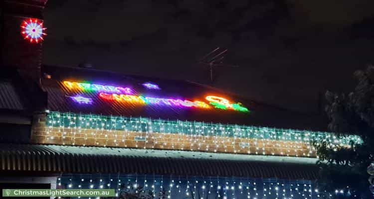 Christmas Light display at 15 Jeanette Street, Woodville Park
