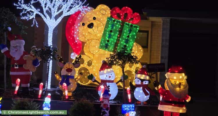 Christmas Light display at 27 Lincoln Park Close, Point Cook