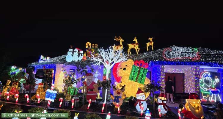 Christmas Light display at 27 Lincoln Park Close, Point Cook