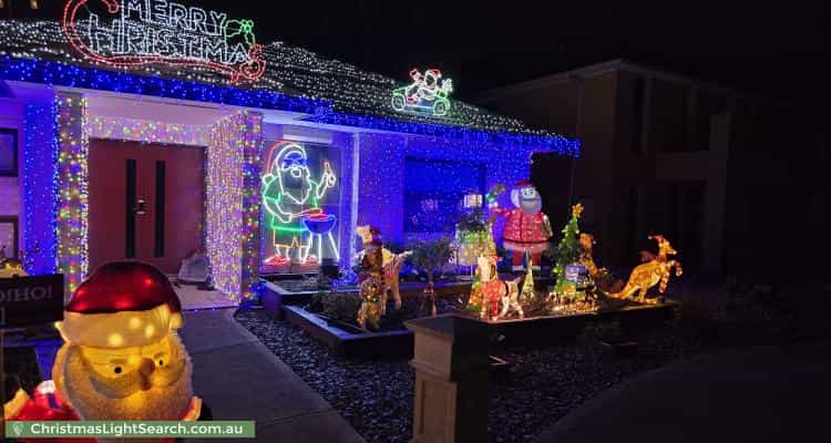 Christmas Light display at 27 Lincoln Park Close, Point Cook