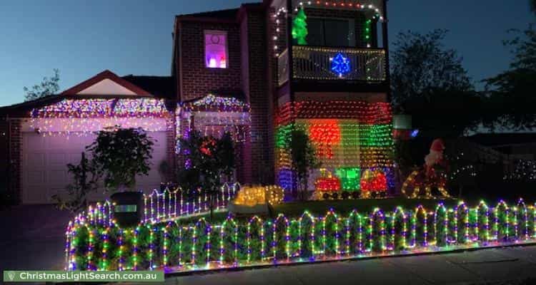 Christmas Light display at 23 Southampton Drive, Point Cook