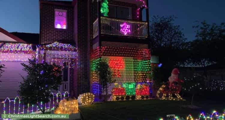 Christmas Light display at 23 Southampton Drive, Point Cook