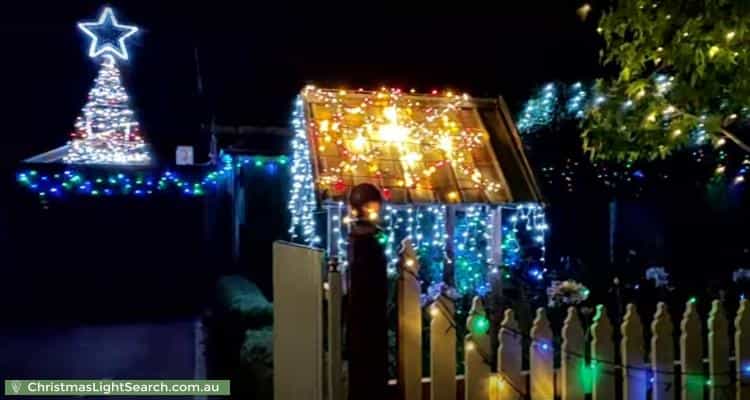 Christmas Light display at 43 Pemberton Street, Oaklands Park