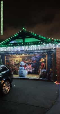 Christmas Light display at 30 Scarborough Avenue, Cranbourne West