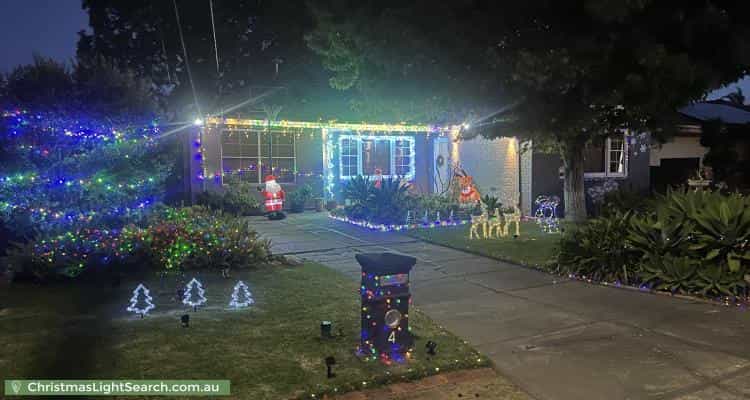 Christmas Light display at 4 Shaun Crescent, Mitchell Park