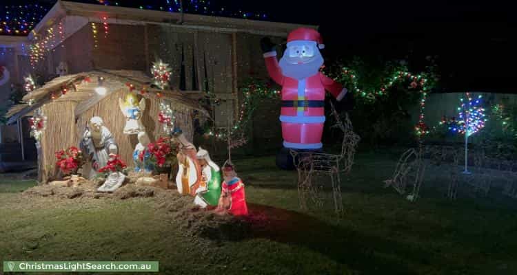 Christmas Light display at 13 Griffiths Court, Dandenong North
