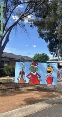 Christmas Light display at 3 Oman Place, Calwell