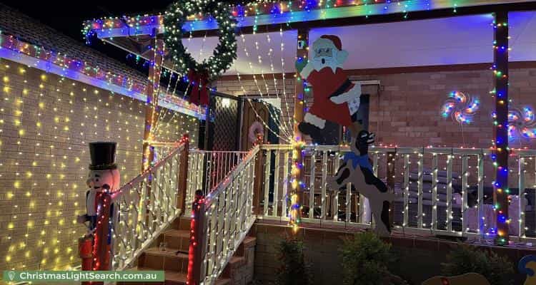Christmas Light display at 22 Hargreaves Road, Coolbellup