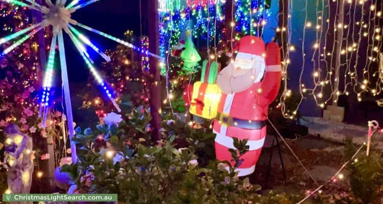 Christmas Light display at 69 Castella Drive, Caversham