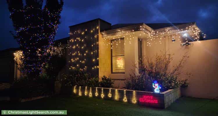 Christmas Light display at 75 Benalla Crescent, Byford
