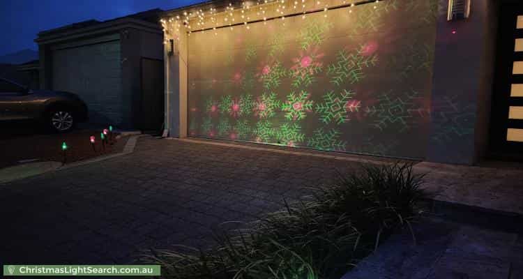 Christmas Light display at 75 Benalla Crescent, Byford