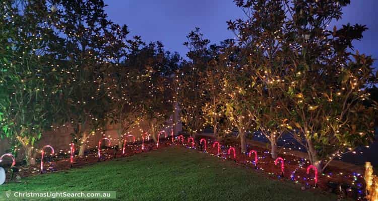 Christmas Light display at 75 Benalla Crescent, Byford