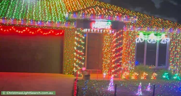 Christmas Light display at 2 Medieval Crescent, Mooroopna