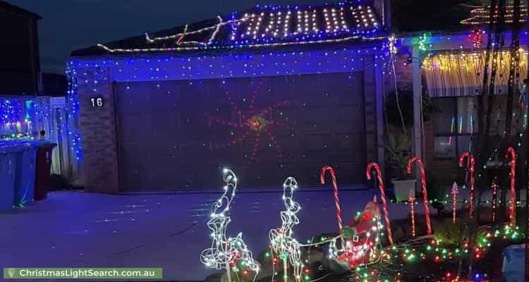 Christmas Light display at 16 Toulouse Terrace, Narre Warren South