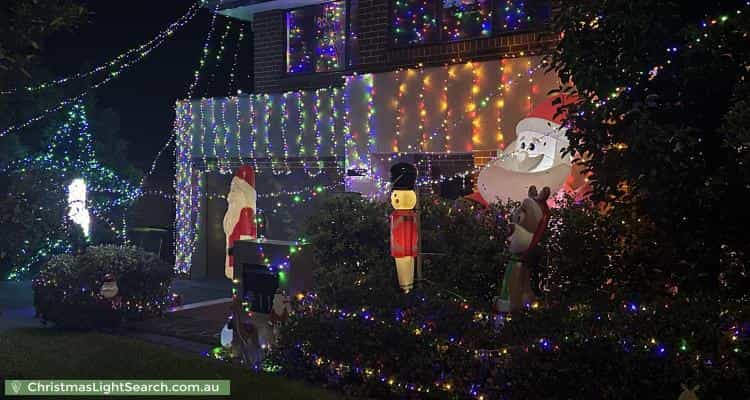 Christmas Light display at  Ceres Way, Box Hill