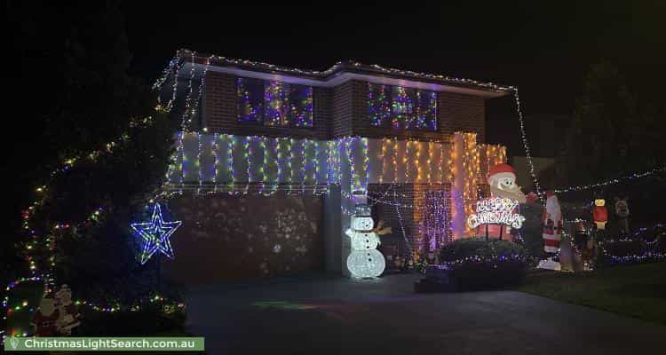 Christmas Light display at  Ceres Way, Box Hill