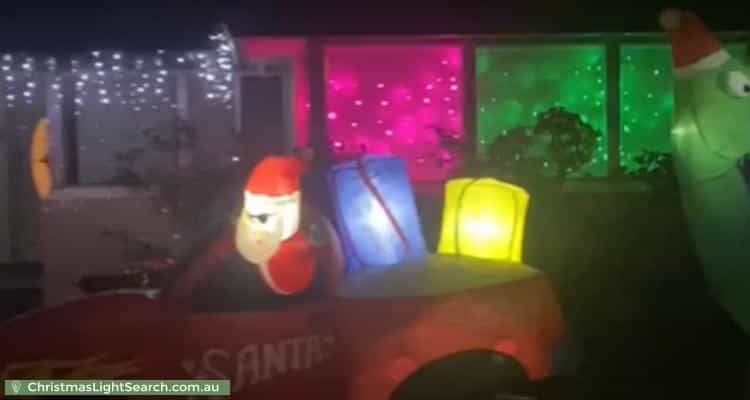 Christmas Light display at 32 Quintana Avenue, Baulkham Hills
