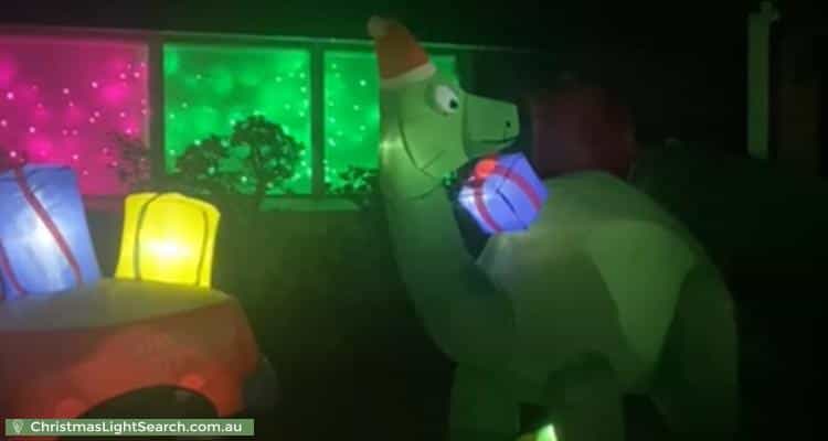 Christmas Light display at 32 Quintana Avenue, Baulkham Hills
