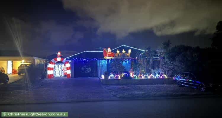 Christmas Light display at 5 Corkwood Street, Banksia Grove