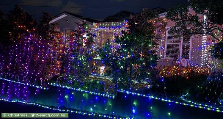 Christmas Light display at 28 Andrew Street, Mount Waverley