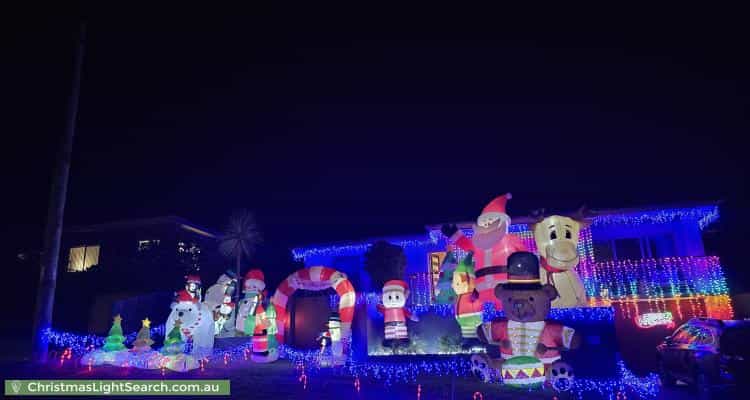 Christmas Light display at 14 Chapman Street, Port Macquarie