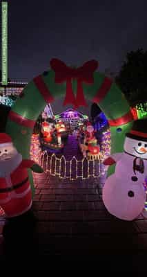 Christmas Light display at 29 Darvall Street, Donvale