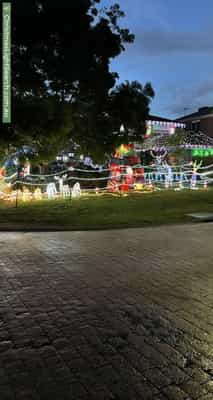 Christmas Light display at 1 Ann Court, Bundoora