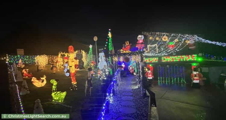 Christmas Light display at 38 Rolling Hills Road, Chirnside Park