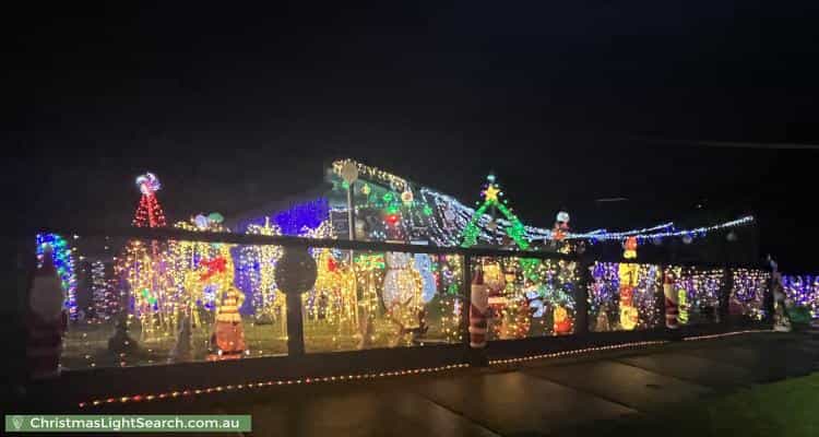 Christmas Light display at 38 Rolling Hills Road, Chirnside Park