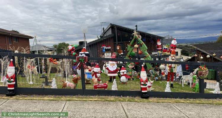 Christmas Light display at 38 Rolling Hills Road, Chirnside Park