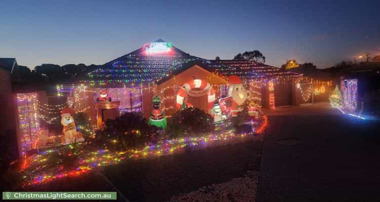 Christmas Light display at 9 Knightley Circuit, Freeling