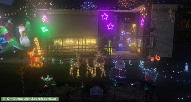 Christmas Light display at 23 Cameron Drive, Hoppers Crossing