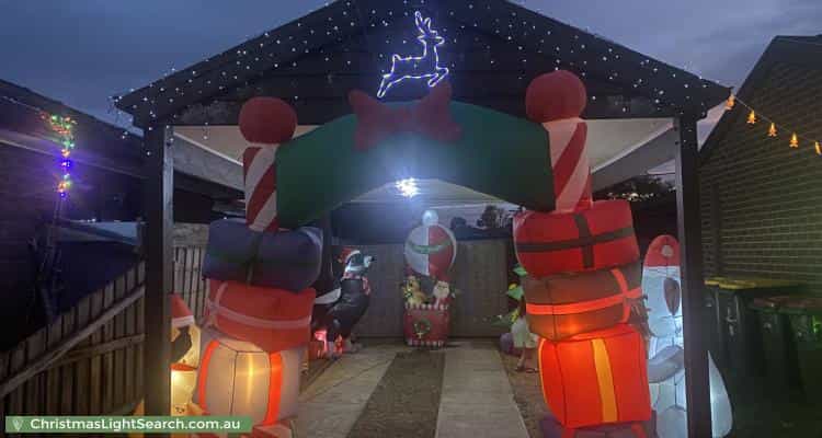 Christmas Light display at 23 Cameron Drive, Hoppers Crossing