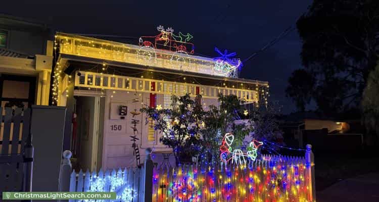Christmas Light display at 150 Farrell Street, Port Melbourne
