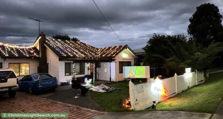Christmas Light display at 104 Thorpdale Road, Trafalgar