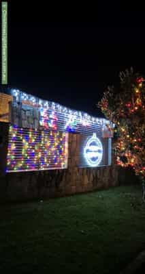 Christmas Light display at  5 Bernard Avenue, Bardwell Park
