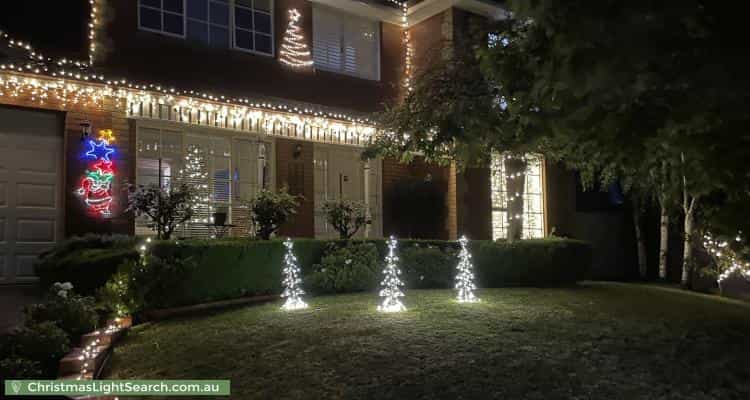 Christmas Light display at 6 Italia Court, Greensborough
