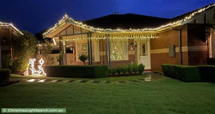 Christmas Light display at 7 Italia Court, Greensborough