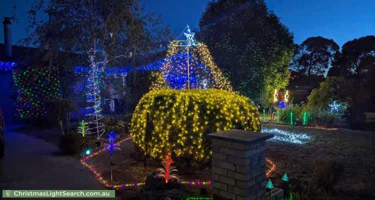 Christmas Light display at 22 Concord Drive, Old Reynella