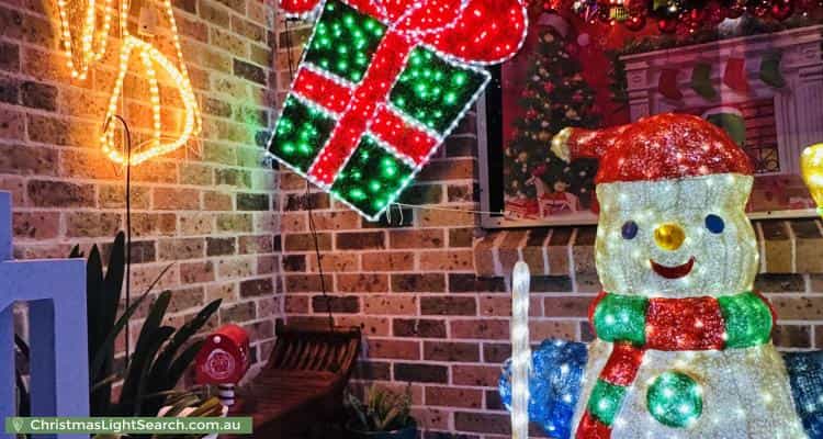 Christmas Light display at 101 Picnic Point Road, Panania