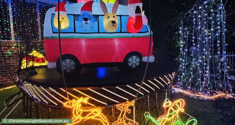 Christmas Light display at 101 Picnic Point Road, Panania