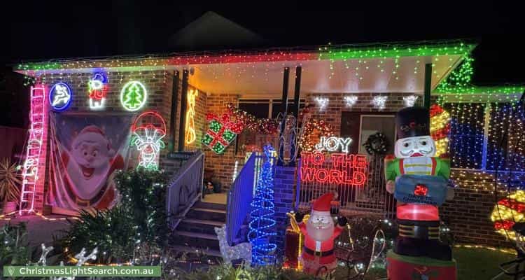 Christmas Light display at 101 Picnic Point Road, Panania
