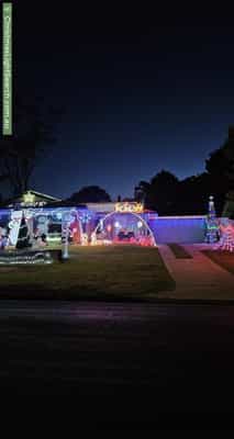 Christmas Light display at 20 Summerford Road, Aberfoyle Park