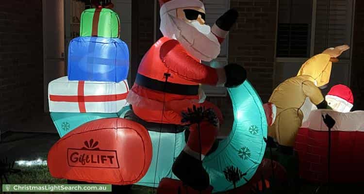 Christmas Light display at 23 Kurrua Grove, Dernancourt