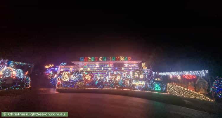 Christmas Light display at Boyd Close, Mooroolbark