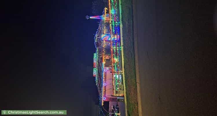 Christmas Light display at 45 Roulston Way, Wallan