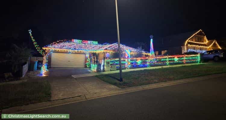 Christmas Light display at 45 Roulston Way, Wallan