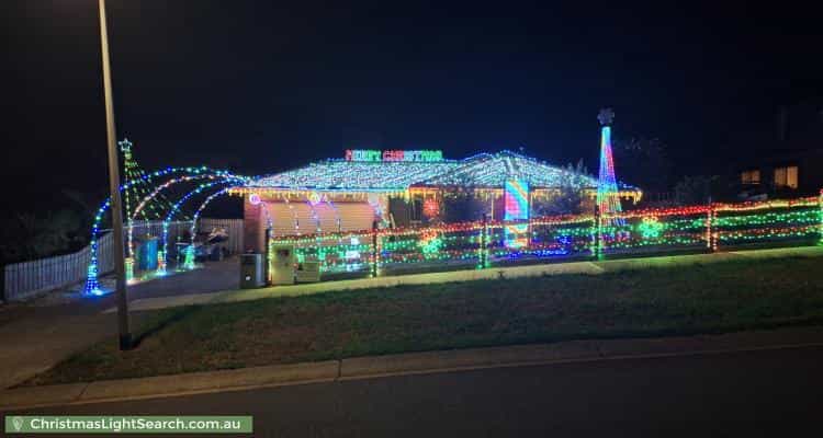 Christmas Light display at 45 Roulston Way, Wallan