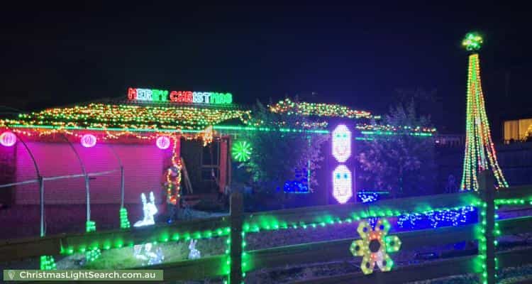 Christmas Light display at 45 Roulston Way, Wallan